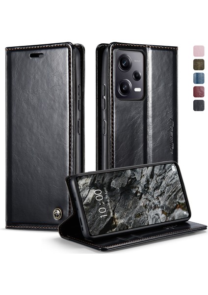 For Poco X5 Pro 5g Manyetik Emme Retro Cep Telefonu Kılıfları (Yurt Dışından)