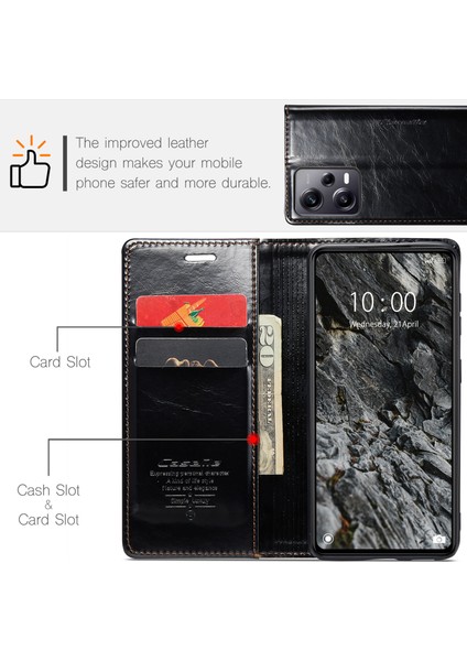 For Poco X5 Pro 5g Manyetik Emme Retro Cep Telefonu Kılıfları (Yurt Dışından)