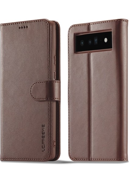For Google Pixel 6 Pro Sıkışmış Cüzdan Braket Cep Telefonu Kılıfları Kılıfı (Yurt Dışından)