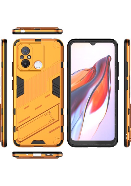 For Xiaomi Redmi 12C Görünmez Braket Zırh Cep Telefonu Kılıfları (Yurt Dışından) modelleri