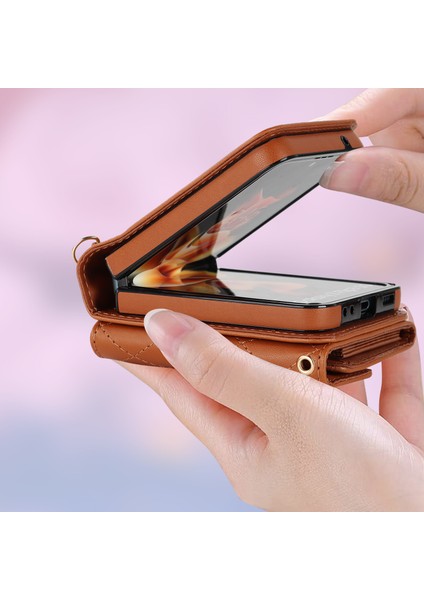 For Samsung Galaxy Z Flip3 Piyano Kartı Eğik Aralık Cep Telefonu Kılıfları (Yurt Dışından) modelleri