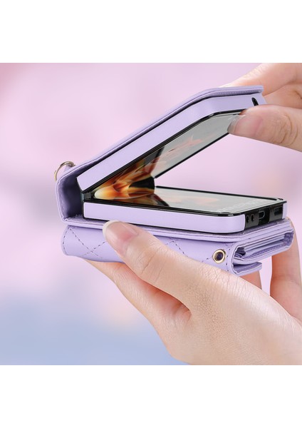 For Samsung Galaxy Z Flip4 Piyano Kartı Eğik Aralık Cep Telefonu Kılıfları (Yurt Dışından) modelleri