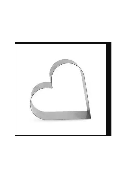 Parfe Pasta Çemberi Argon-Kalp H6 9x10 cm