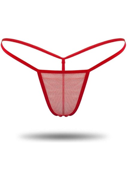 Kırmızı Tül Tanga TM1115