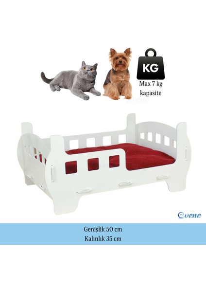 Büyük Kedi Yatağı Dekoratif Ahşap Dayanıklı Beşik Karyola Model fiyatları