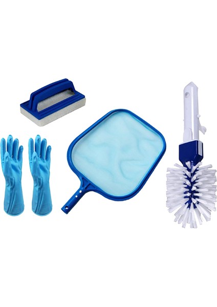Yüzme Havuzu Temizlik Yaprak Skimmer Net Kit Yaprak Tırmık Malzemeleri Aracı (Yurt Dışından)