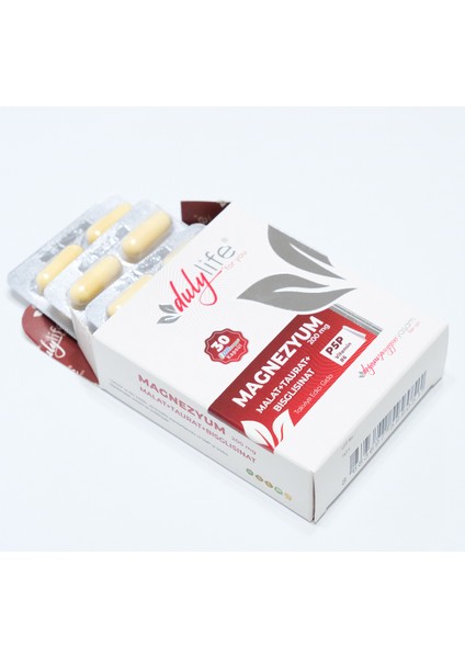 Magnezyum Malat+Taurat+Bisglisinat 30 Drcaps Kapsül
