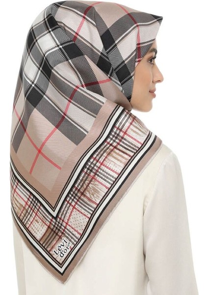 Ipek Eşarp Twill Vizon Ekosekareli fiyatları