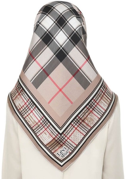 Ipek Eşarp Twill Vizon Ekosekareli fırsatları