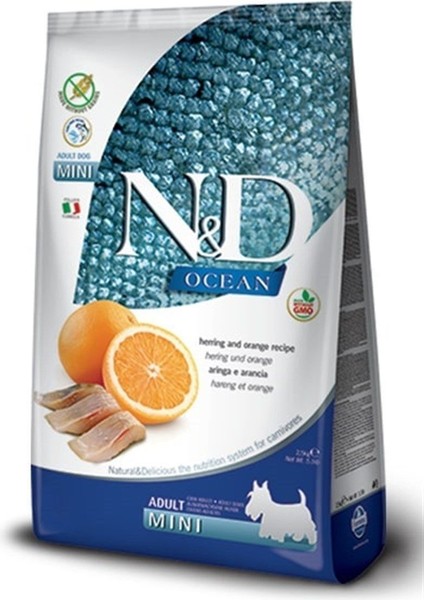 Nd Ocean Balıklı Küçük Irk Tahılsız Yetişkin Köpek Maması 2.5 kg