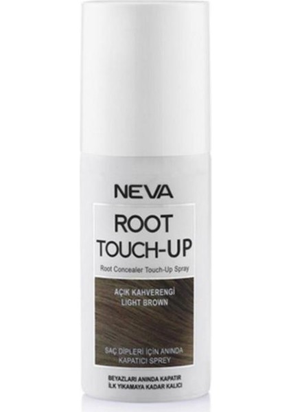 Root Touch Up Beyaz Saç Dipleri İçin Anında Kapatıcı Sprey Açık Kahve 75 ml