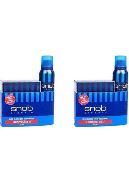 Parfüm Classic + Deodorant Hediyeli Set 2 Adet