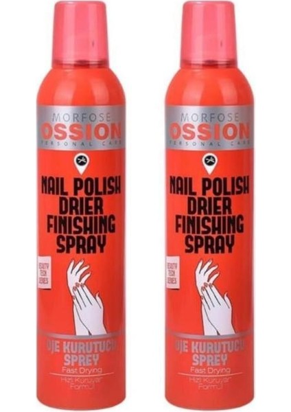 Ossion Oje Kurutucu Sprey 300 ml x 2 Adet