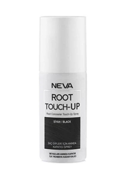 Root Touch Up Beyaz Saç Dipleri İçin Anında Kapatıcı Sprey Siyah 75 ml