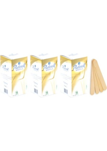 Ağda Spatulası Çubuğu ve Tahta Dil Basacağı 100 Adet x 3 Adet