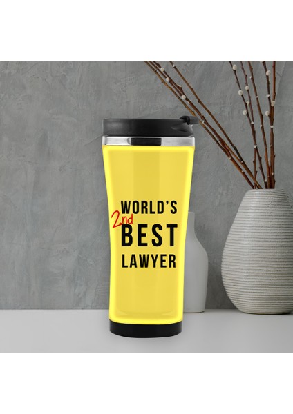 Dünyanın En Iyi 2. Avukatı Termos Mug
