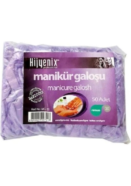 Manikür Galoşu 50 Adet modelleri