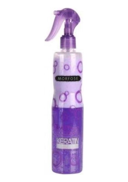 Keratin Yıpranmış Saçlar İçin Mor Fön Suyu 400 ml
