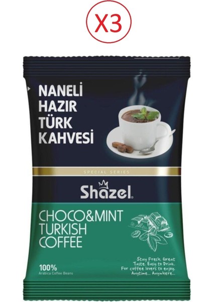 Nane Aromalı Türk Kahvesi 3'lü Paket (3X100GR.)