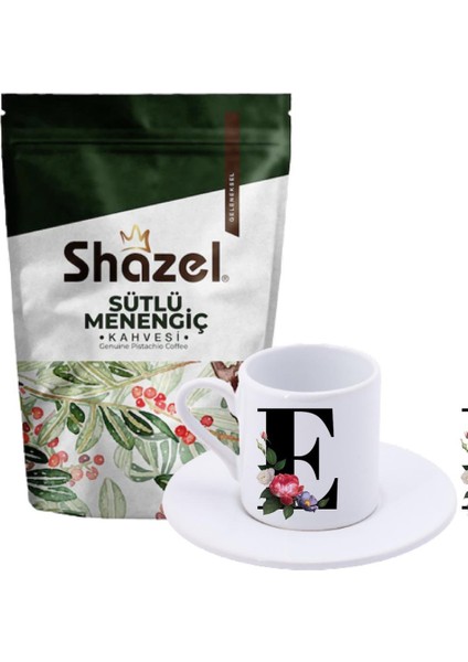 Sütlü Menengiç Kahvesi 200 Gr. + E Harfli Türk Kahvesi Fincanı