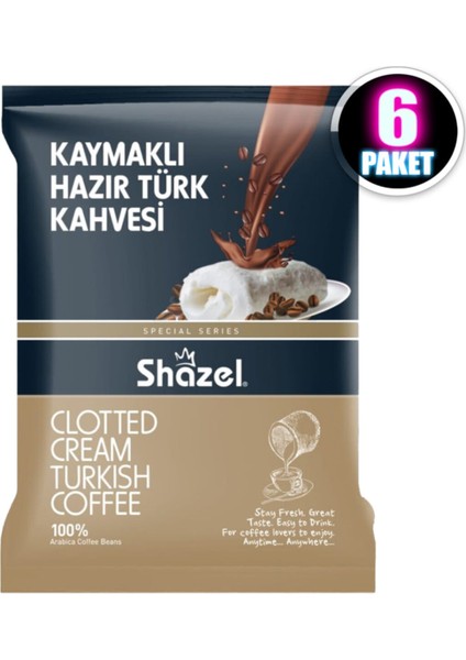 Kaymaklı Hazır Türk Kahvesi 100 gr 6 Paket