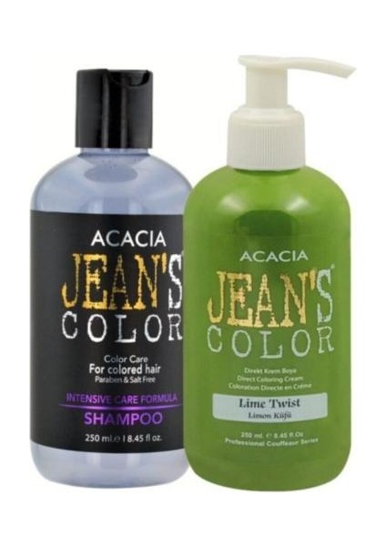 Limon Küfü 250 ml Lıme Twist + Jean's Color Boya Koruma ŞAMP.250 ml