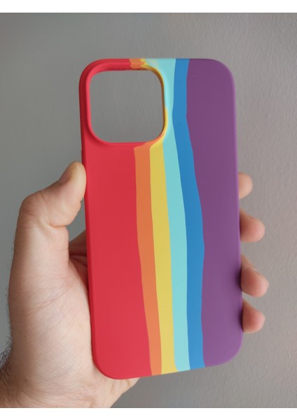 Iphone 13 Pro Max Rainbow Tasarım Kılıf