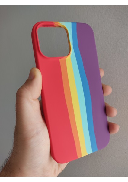 Iphone 13 Pro Max Rainbow Tasarım Kılıf