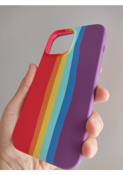 Iphone 13 Pro Max Rainbow Tasarım Kılıf