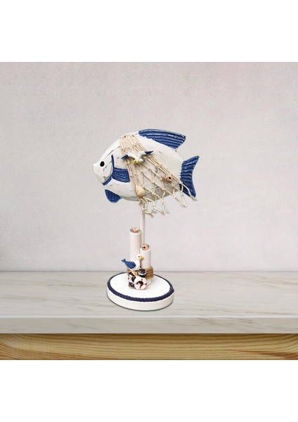 Plaj Hayvan Figürinler Dekor Heykeli Banyo Masası Balık 5.51X9.06INCH (Yurt Dışından) modelleri