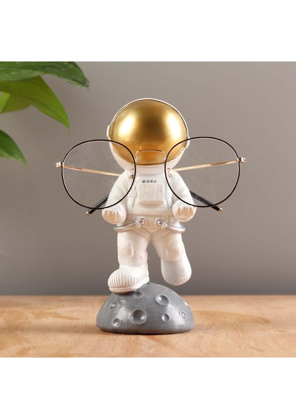 Astronot Gözlük Tutucu Güneş Gözlüğü Ekran Stand Ofis Güncelleme Evi Bekli (Yurt Dışından)