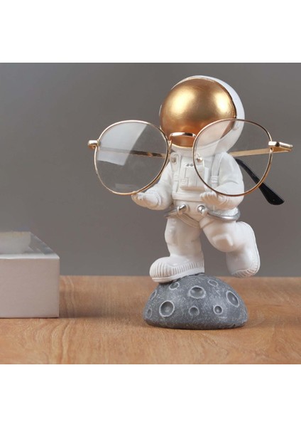 Astronot Gözlük Tutucu Güneş Gözlüğü Ekran Stand Ofis Güncelleme Evi Bekli (Yurt Dışından)