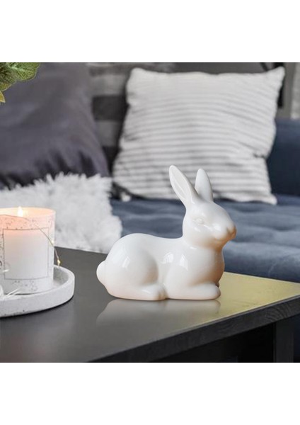 6pcs Heykelcik Beyaz Paskalya Tavşanı Heykeli Kitap Masaüstü Dekor 4.9x9.5cm (Yurt Dışından) indirimleri