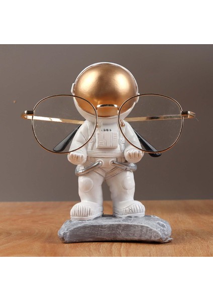 Astronot Gözlük Tutucu Güneş Gözlüğü Ekran Standı Ofis Güncelleme Evi Bekliyoru (Yurt Dışından) fiyatları