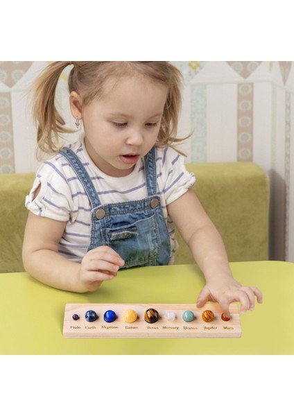 Güneş Sistem Gezegenleri Küre Top Figürinler Masa Iyi Şanslar Dekor Süs (Yurt Dışından) modelleri