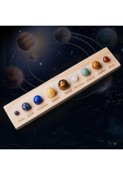 Güneş Sistem Gezegenleri Küre Top Figürinler Masa Iyi Şanslar Dekor Süs (Yurt Dışından) indirimleri