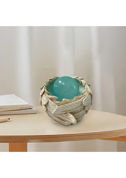 Kalp Şekli Aydınlık Melek Topu Heykelcik Sanat El Sanatları Masa Mavisi Için Gece Işığı (Yurt Dışından) fiyatları