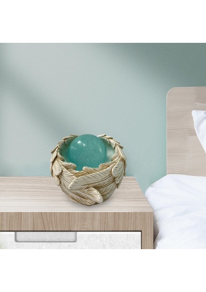 Kalp Şekli Aydınlık Melek Topu Heykelcik Sanat El Sanatları Masa Mavisi Için Gece Işığı (Yurt Dışından) modelleri