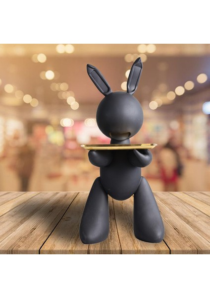 Nordic Tavşan Figürinler Depolama Tepsisi Küpe Tutucu Paskalya Siyahı Için Tavuk Heykeli (Yurt Dışından) modelleri