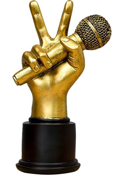 Modern El Heykeli Gest Sculpture Reçine Masaüstü Ofis Dekoru Mic 15X9.5X25CM Için (Yurt Dışından)