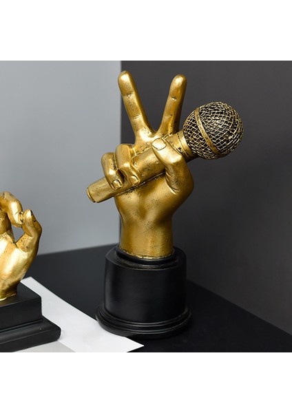 Modern El Heykeli Gest Sculpture Reçine Masaüstü Ofis Dekoru Mic 15X9.5X25CM Için (Yurt Dışından) fiyatları