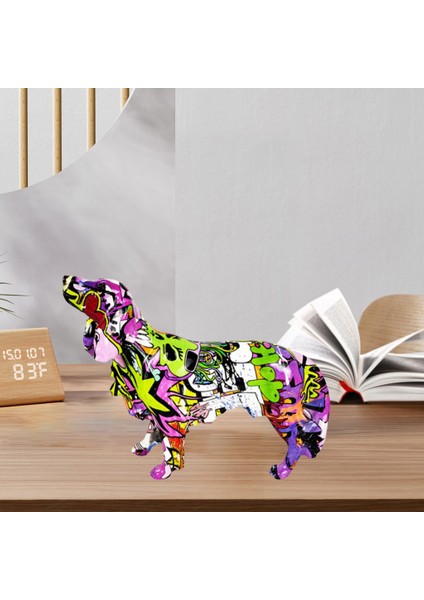 Köpek Heykeli Golden Retriever Figürin Hayvan Masa Koleksiyonu (Yurt Dışından) fiyatları