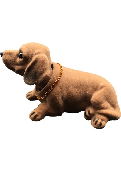 Bobble Kafa Köpek Figürü Ev Ofis Dekor Araba Iç Kontrol Paneli Dekorasyonu Kopfschüttelnder Hund 17.5X8.5X9CM (Yurt Dışından)