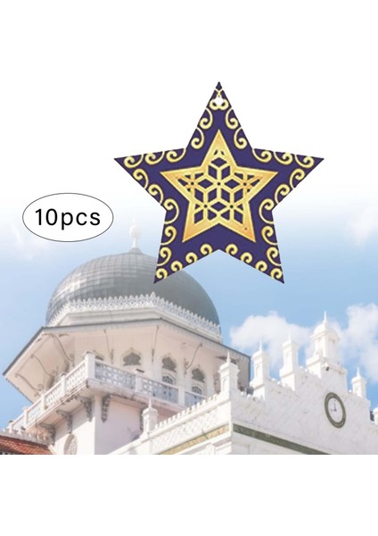 10 Adet Eid Mübarek Ahşap Süs Asma Festivali A (Yurt Dışından) fiyatları