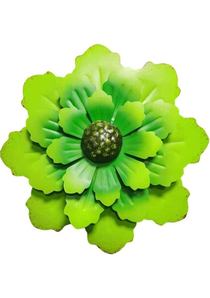 Demir Dekor Çiftlik Evi Yatak Odası Duvar Asılı Heykel Yeşil (Yurt Dışından)