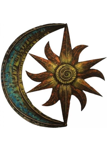 Sun Moon Wall Art 3 Pcs (Yurt Dışından)