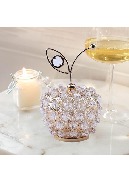 Kristal Süsleme Modern Rhinestone Meyve Parti Ofis Masa Masası Yuvarlak Boncuklar Için (Yurt Dışından)