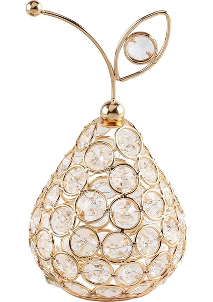 2pcs Kristal Meyve Heykelleri Düğün Festivali Için Heykelcik Yemek Masa Masası Armut ve Ananas (Yurt Dışından) fiyatları