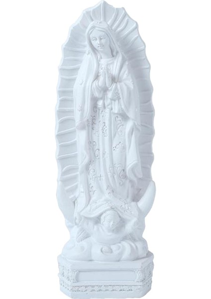 Katolik Madonna Aziz Heykel Figür Masa Reçine Heykeli Heykelcik Beyaz (Yurt Dışından) fiyatları