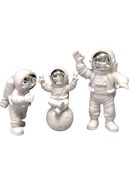 Pvc Astronot Figürin Minyatürler Space Dekoratif Süs El Sanatları (Yurt Dışından)